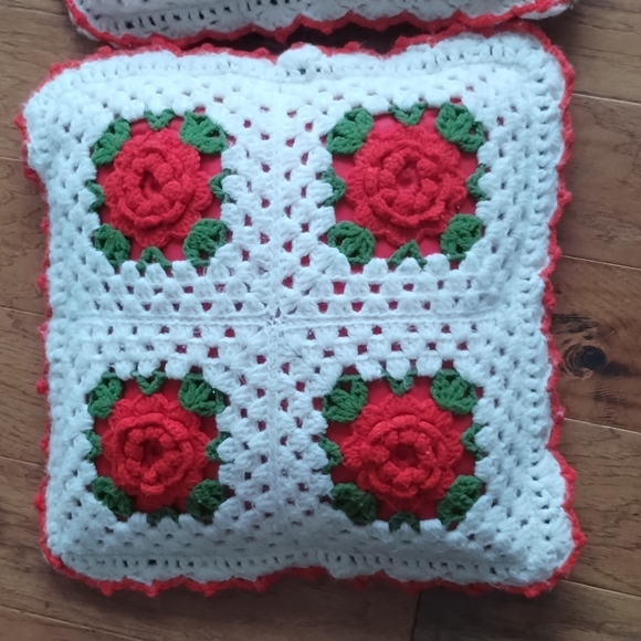 Granny Square Pillows MCM - Picture 3 of 5